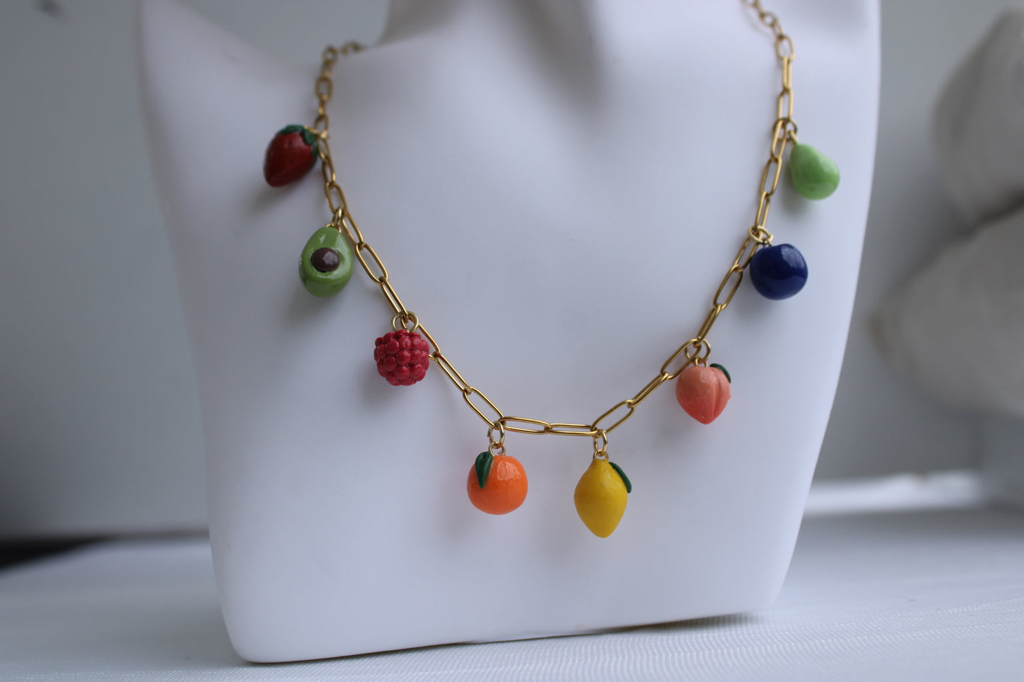 Fruit necklaces