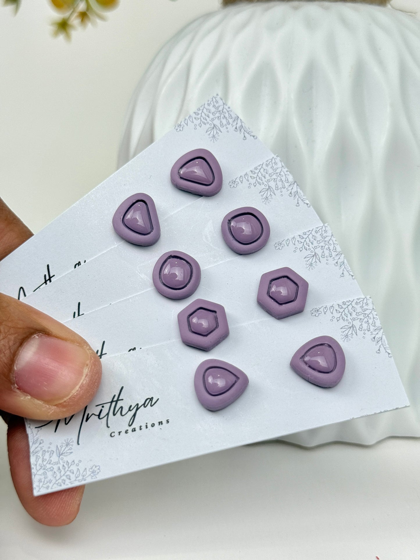 Lavender Studs