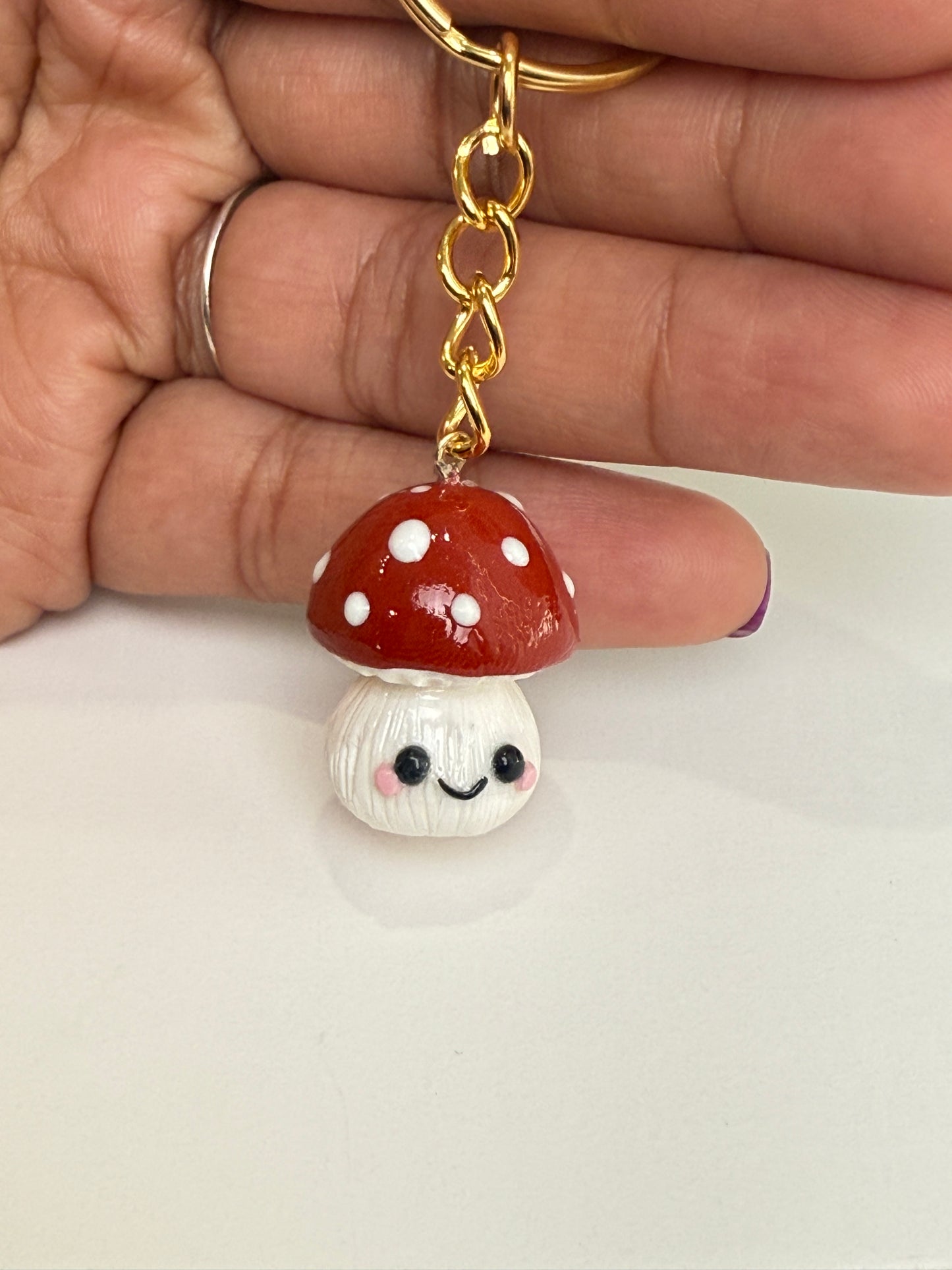 Mushroom Keychain