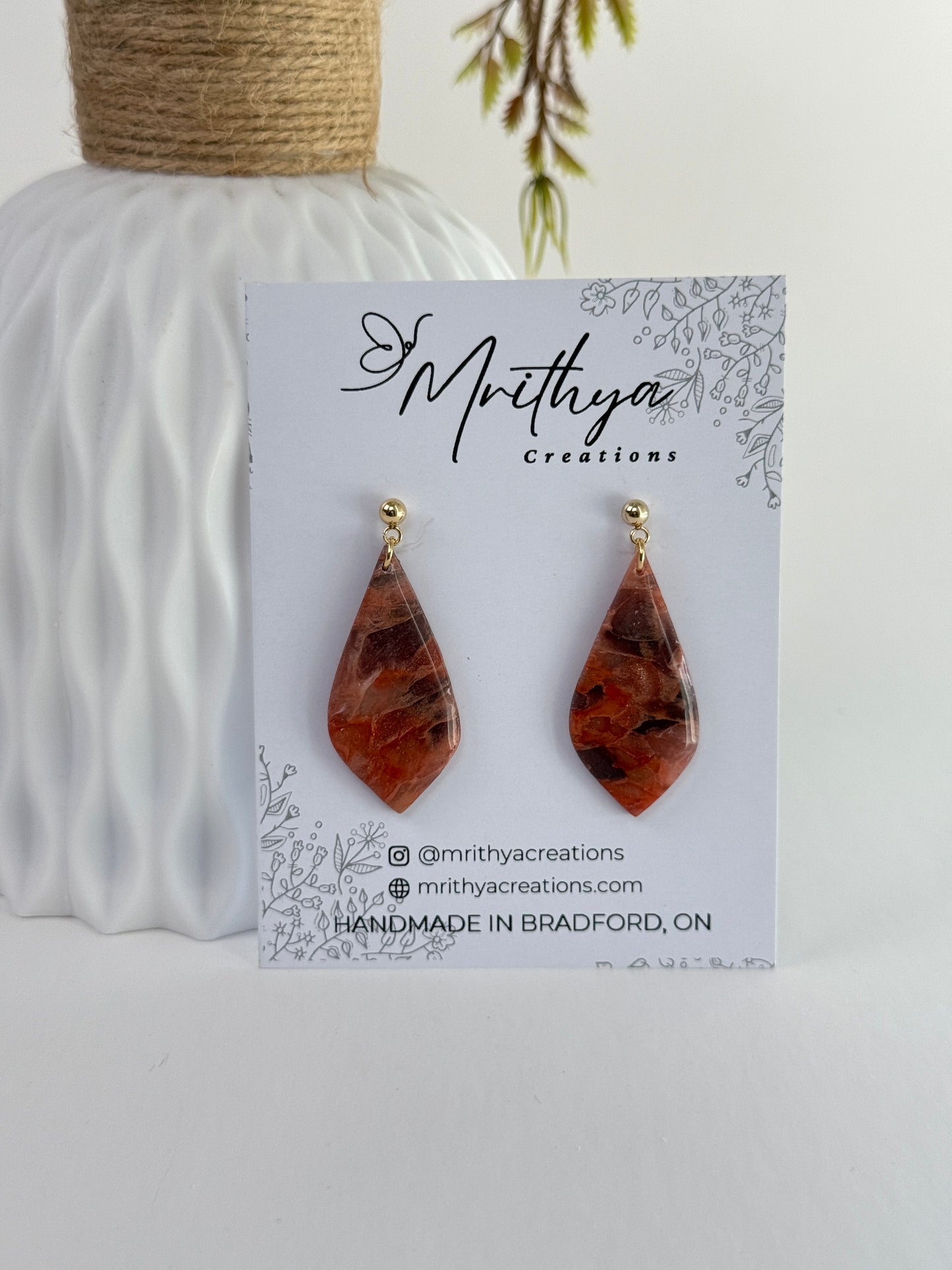 Copper Sway earrings