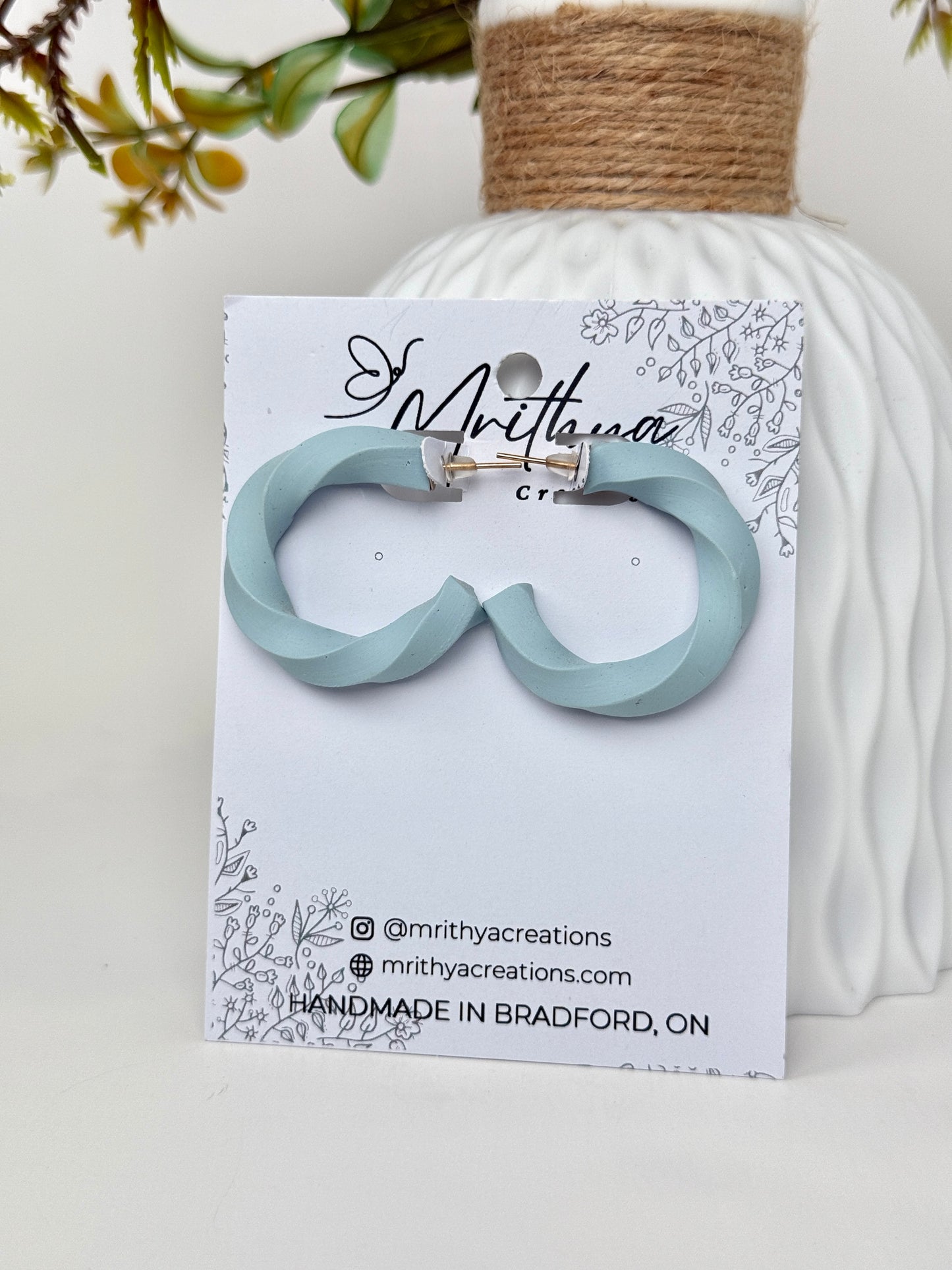 Sky blue hoop