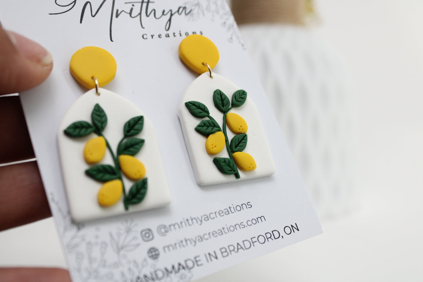 Lemon Earrings