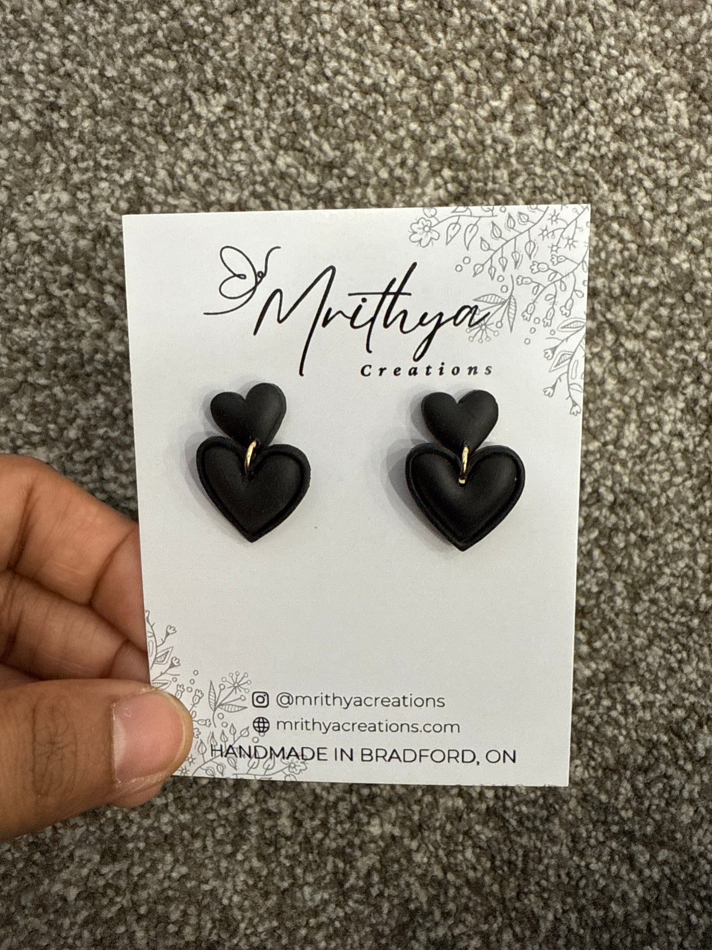 Black two hearts