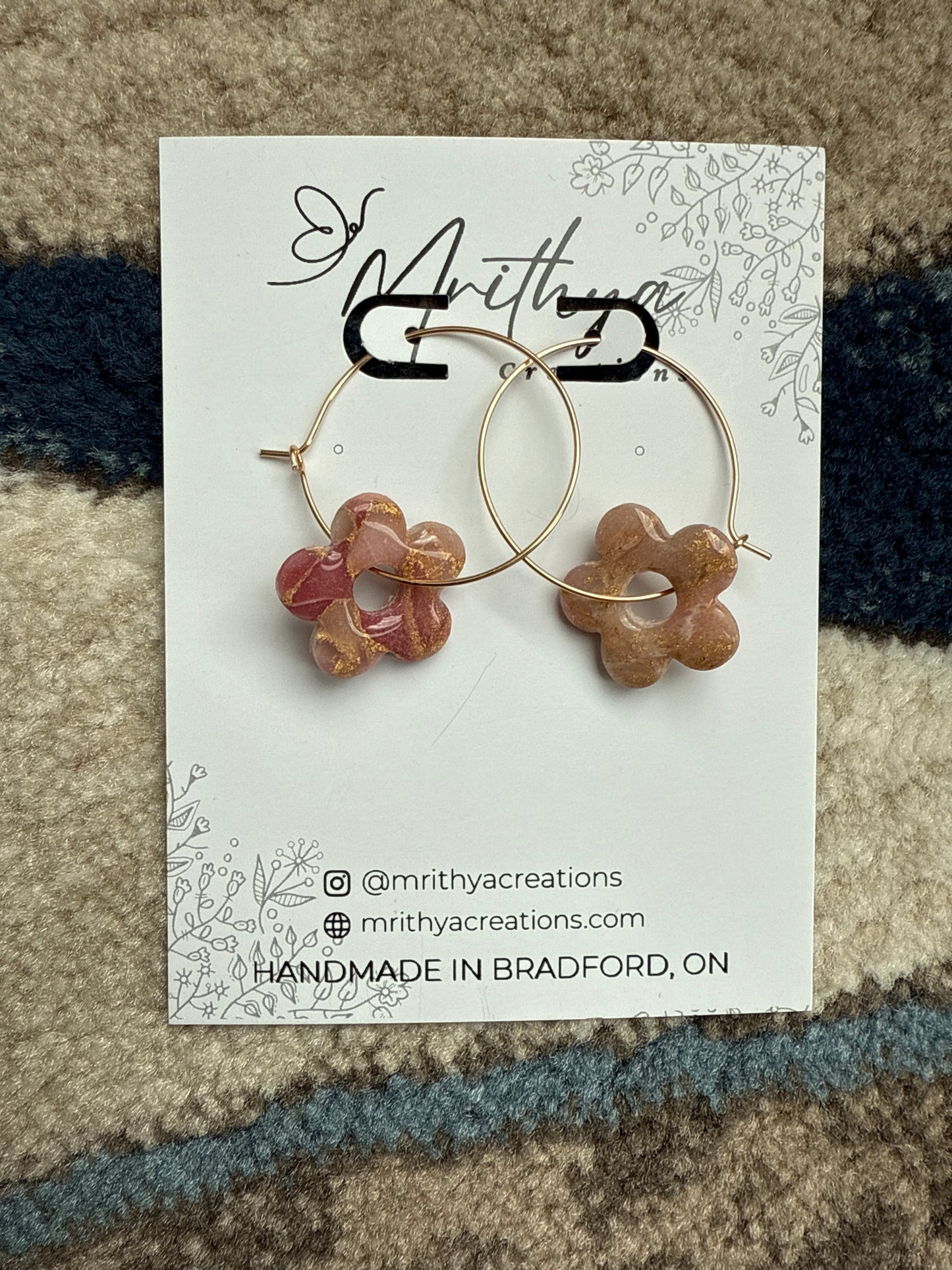 Berry flower hoop