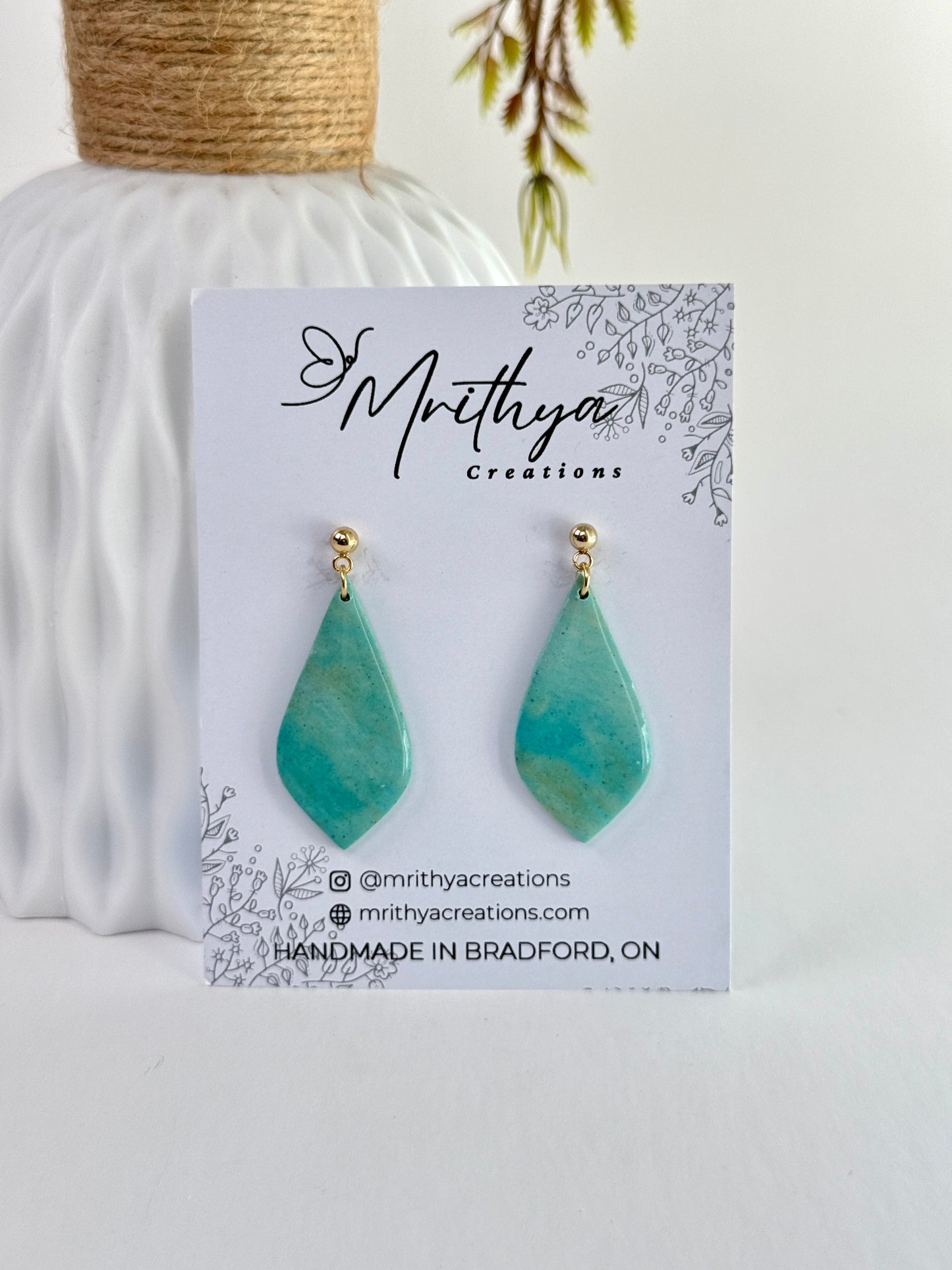 Turquoise sway earring