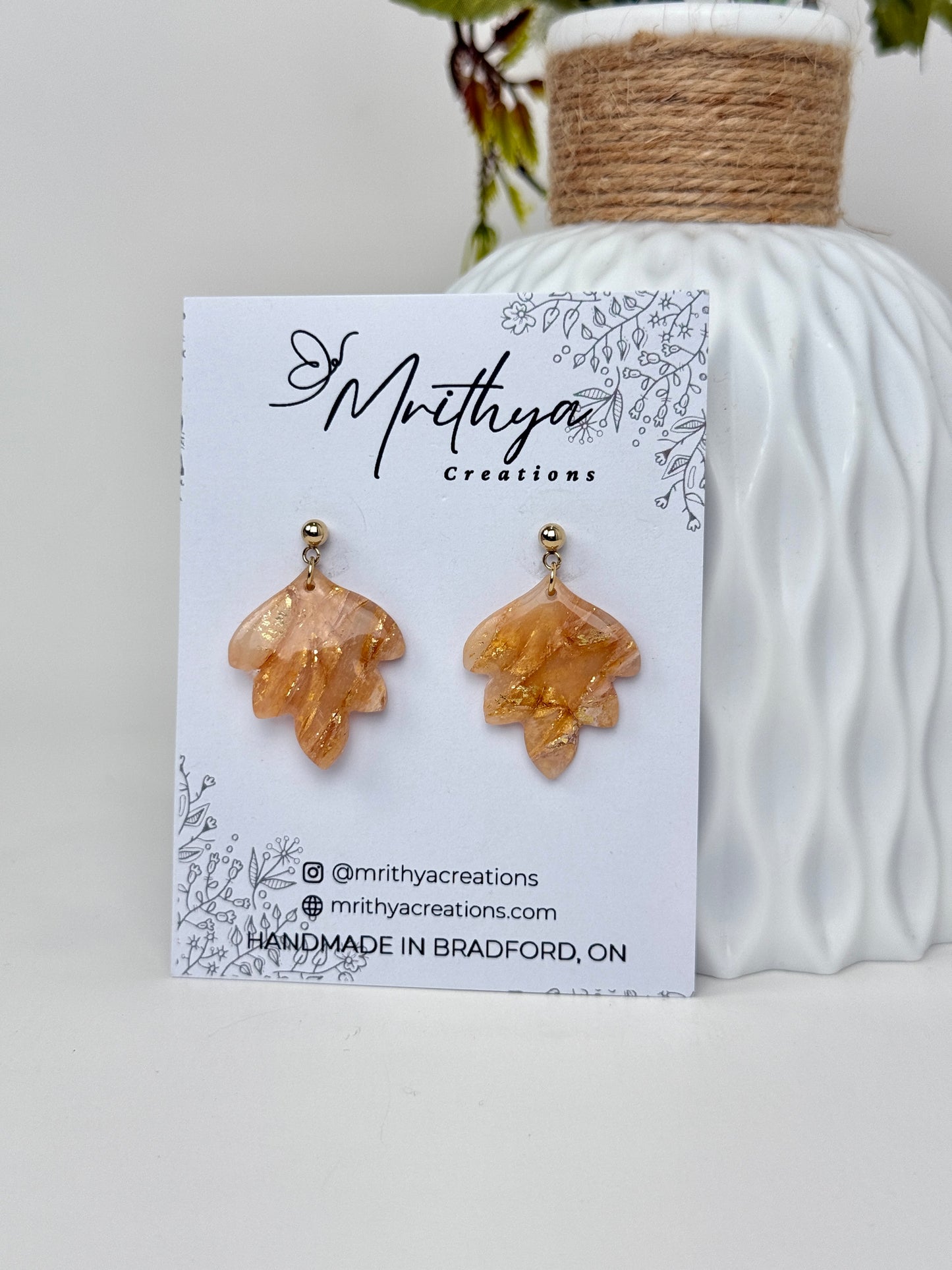 Marble spring leaf