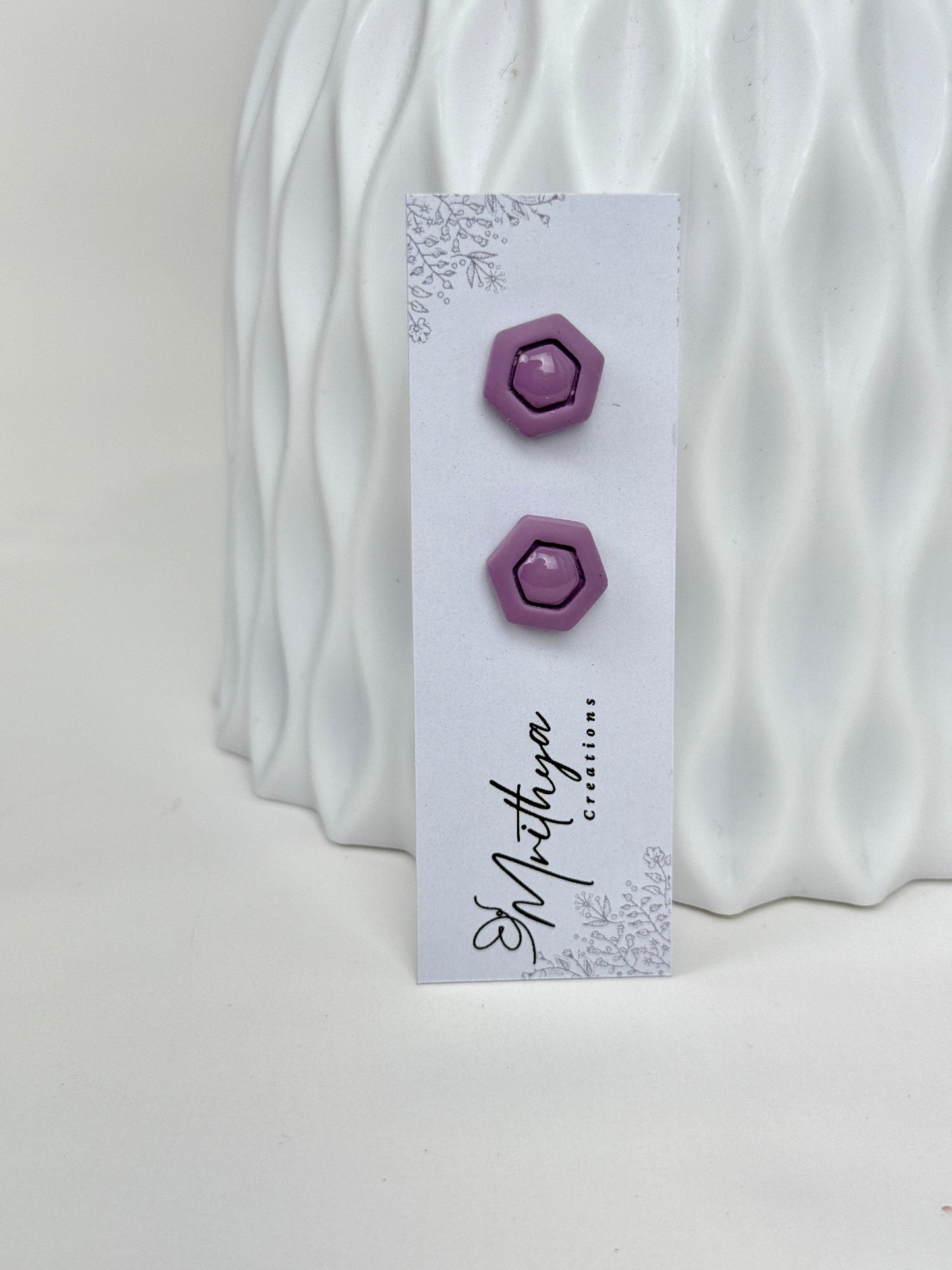 Lavender Studs