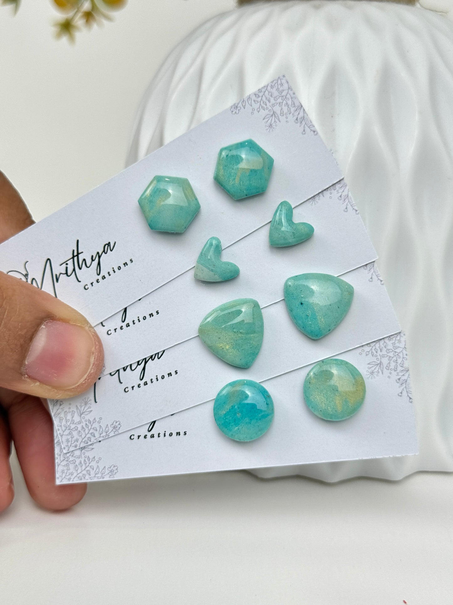Turquoise studs