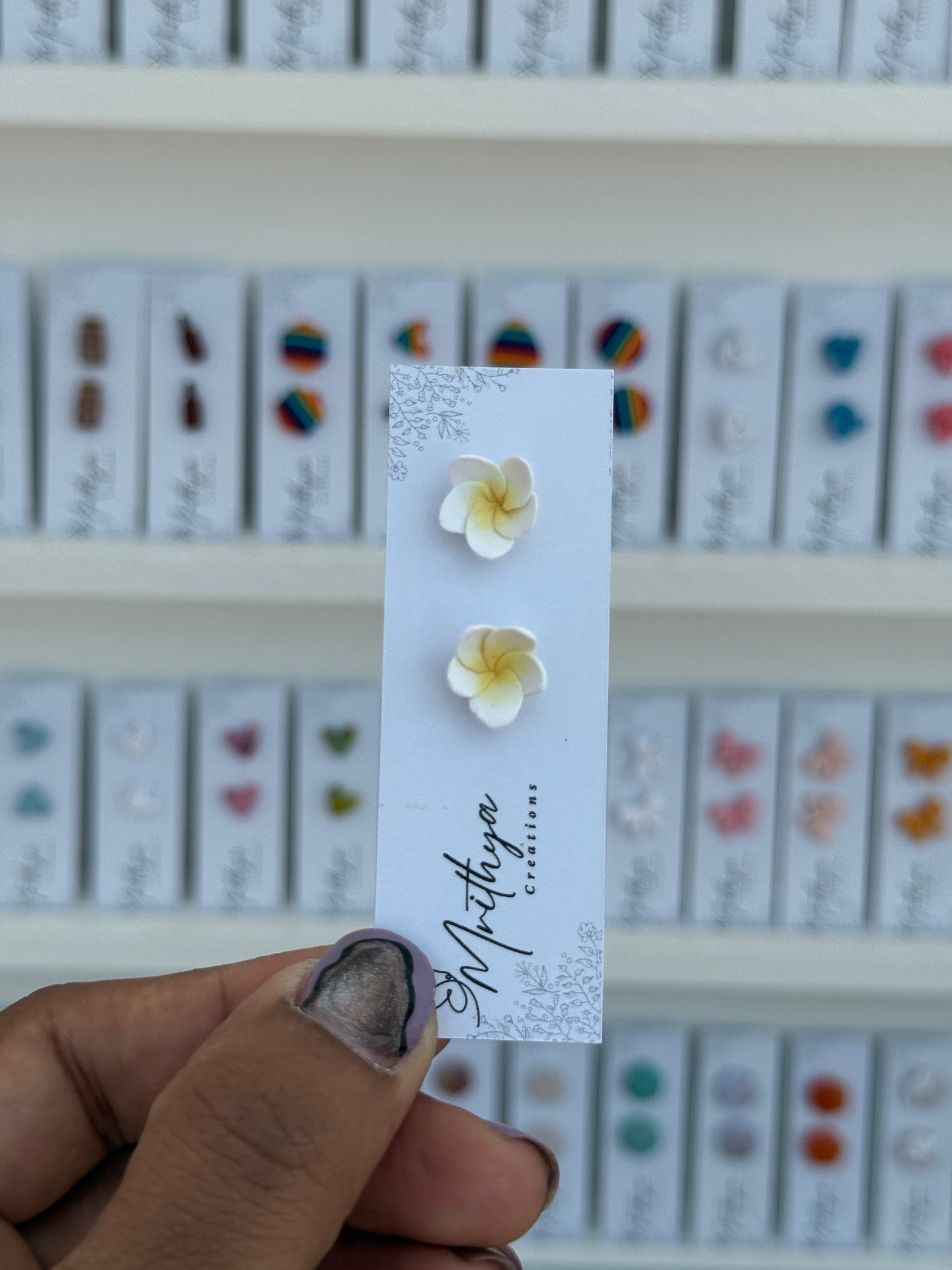 Frangipani Stud