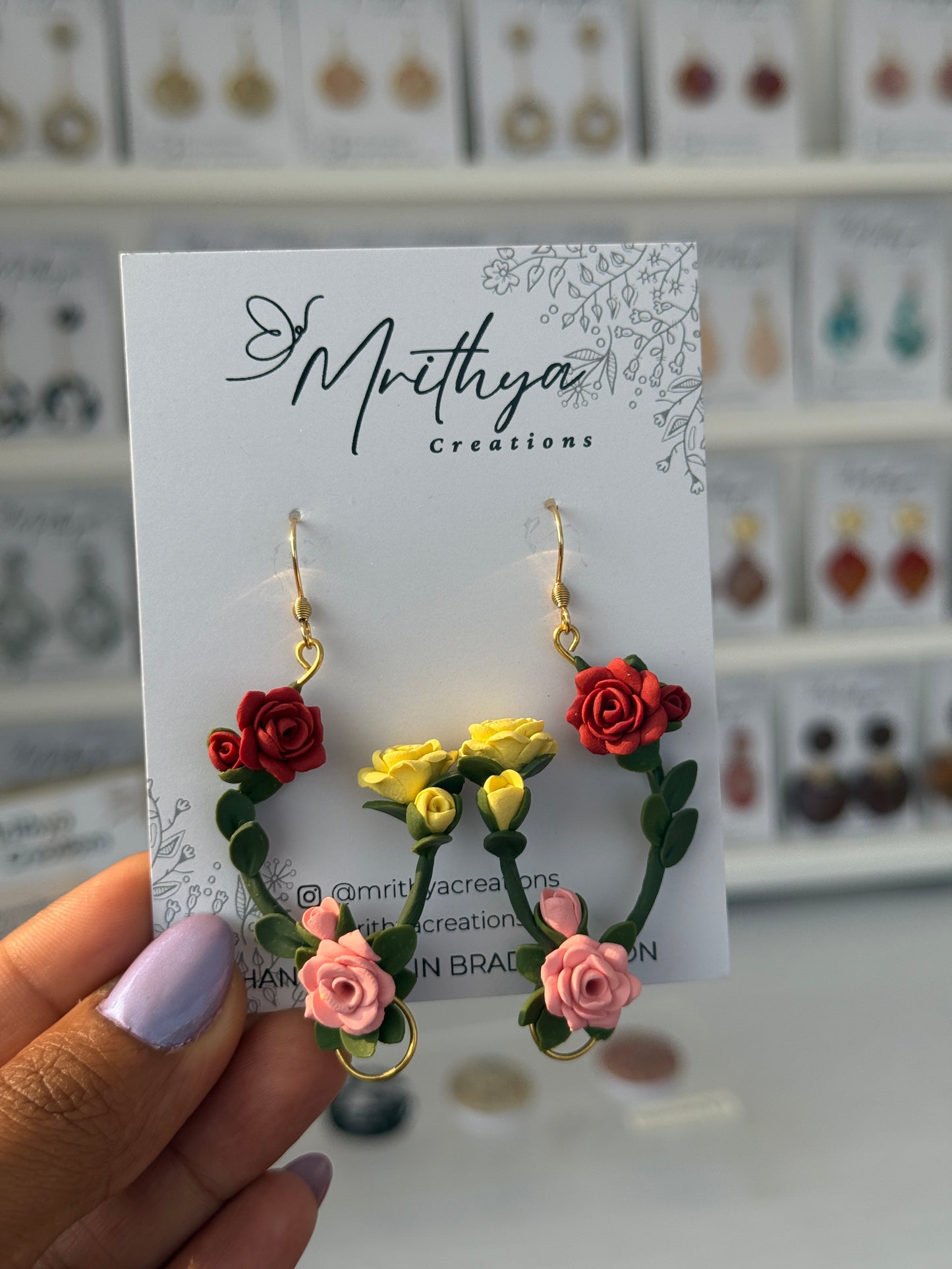 Floral Wreath Charm