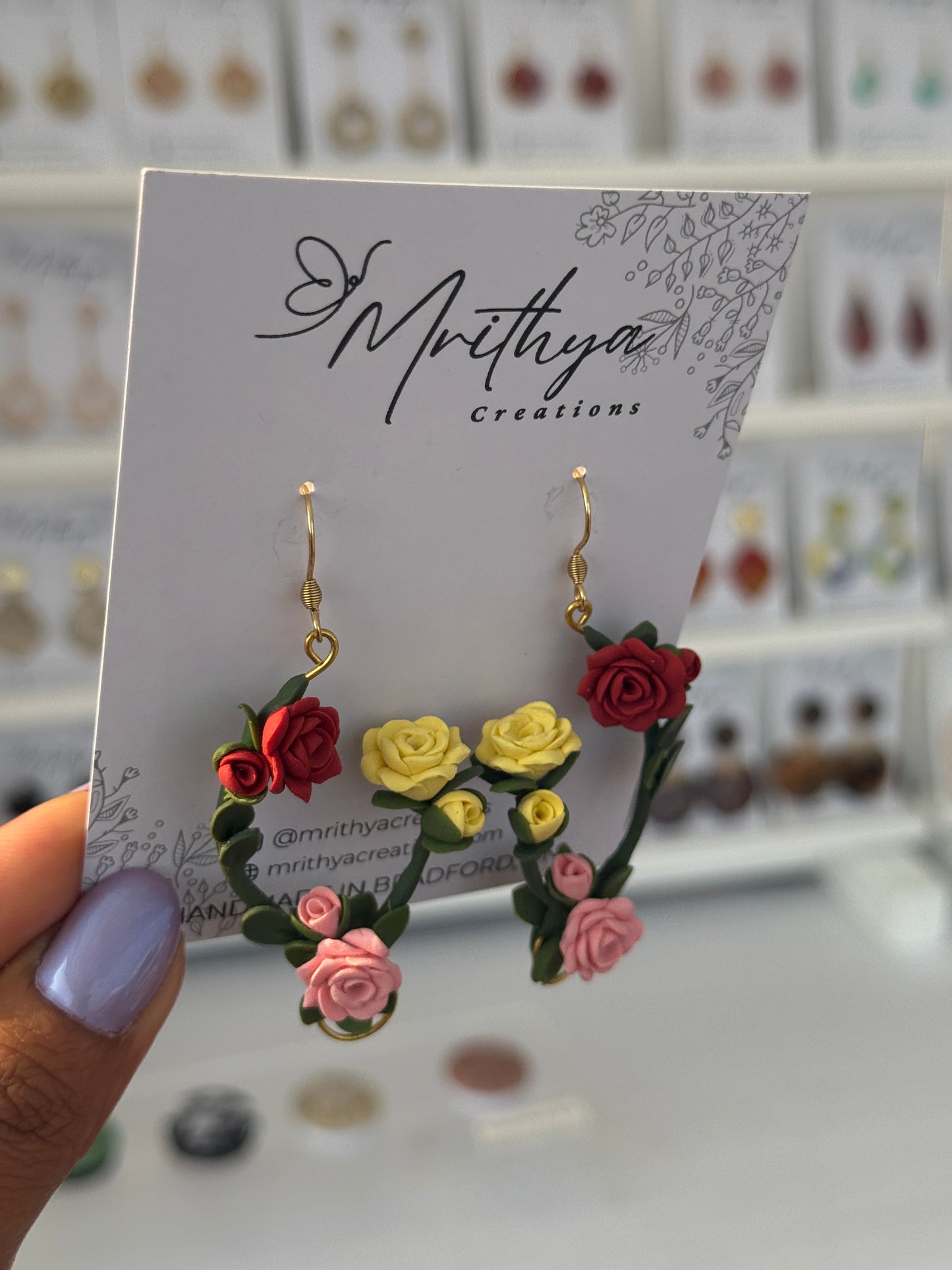 Floral Wreath Charm