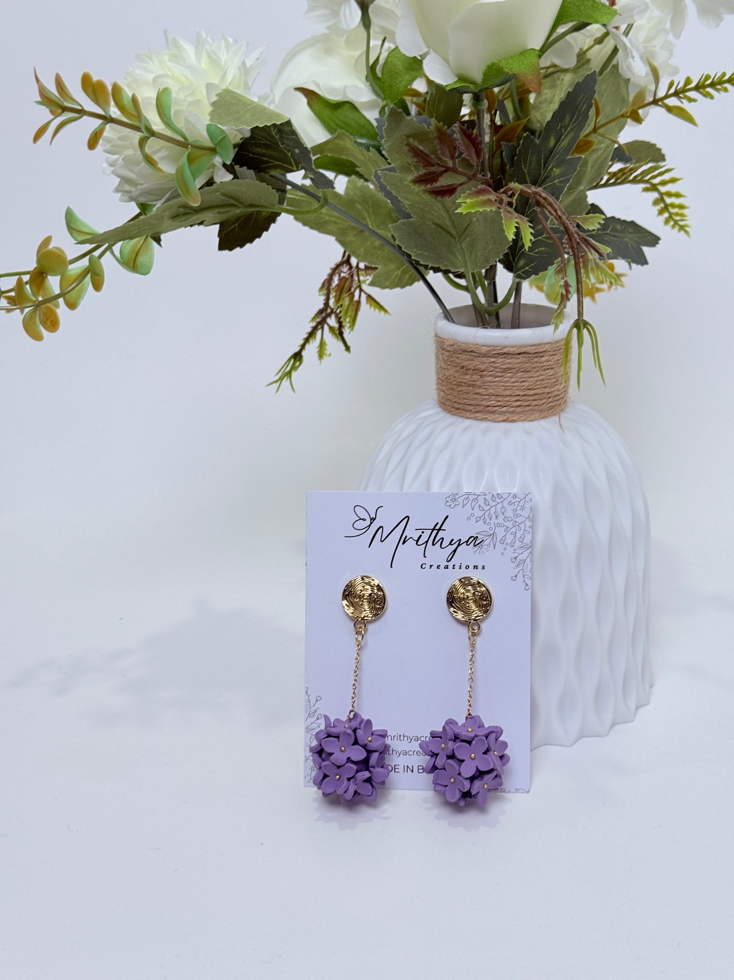 Purple Circle Hydrangeas