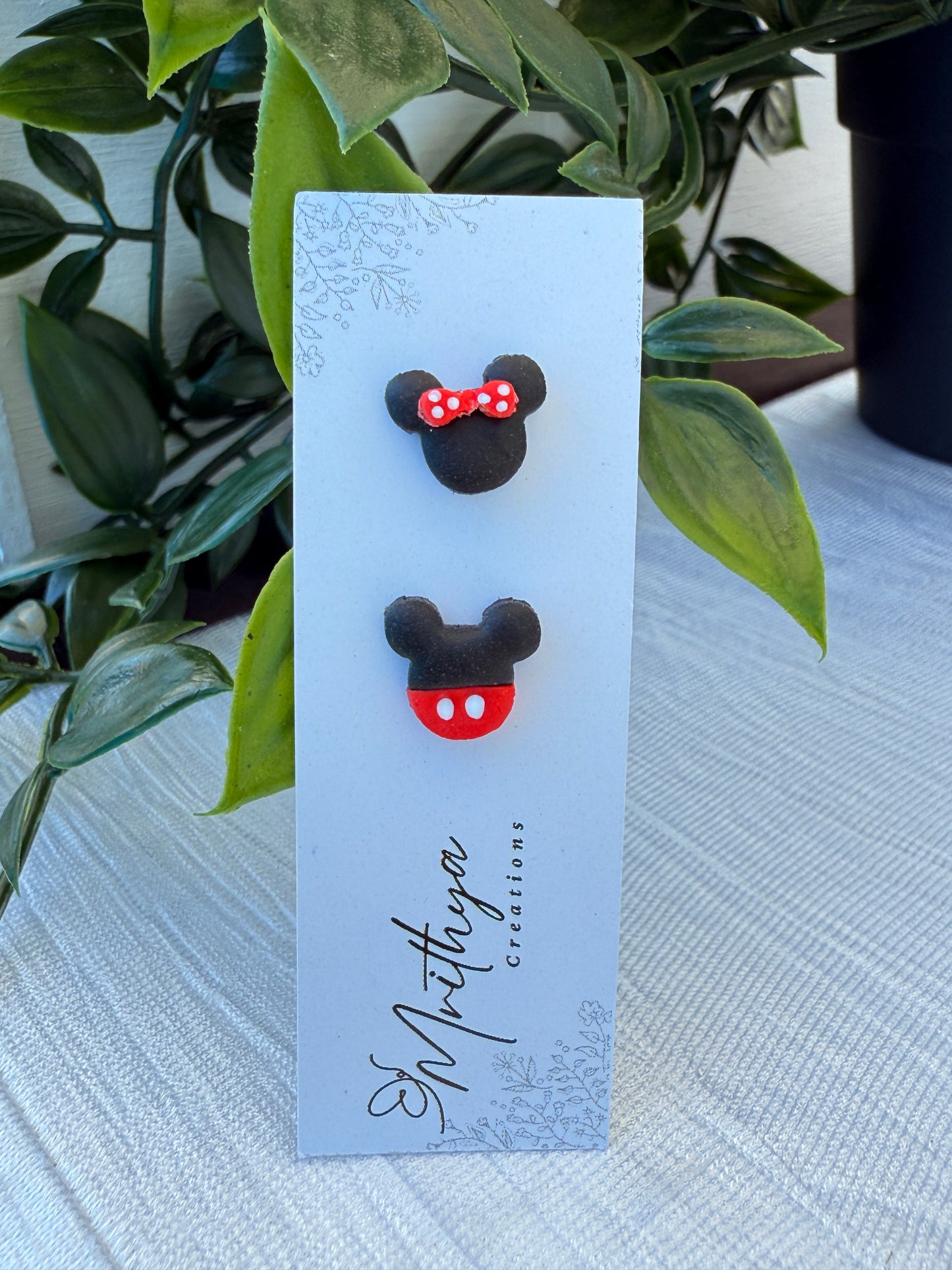 Mickey Minnie Studs