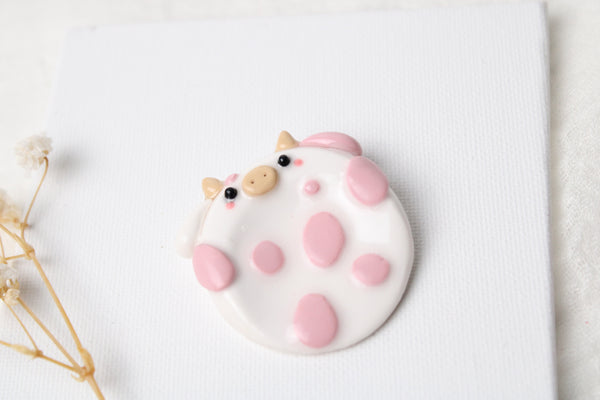 Pink Cow Worry Pal