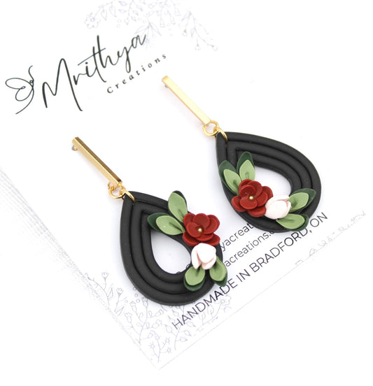Floral Tear drop