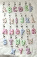 Bubble Letter Keychain
