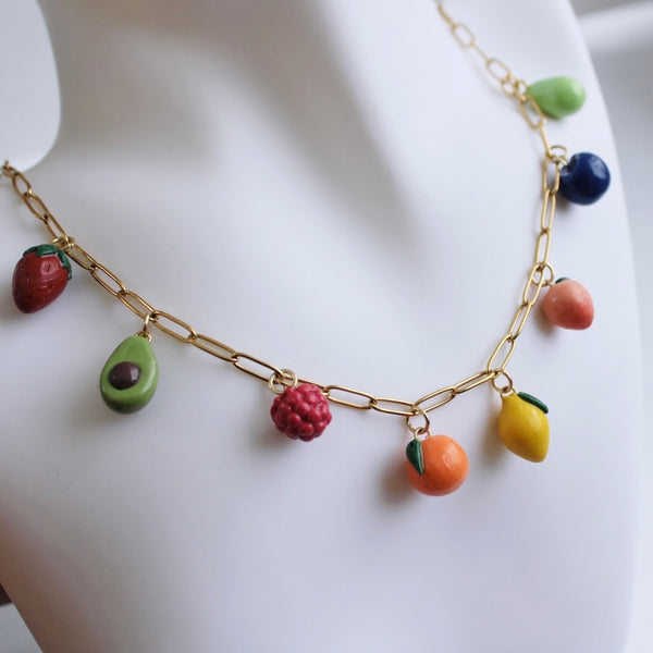 Fruit necklaces