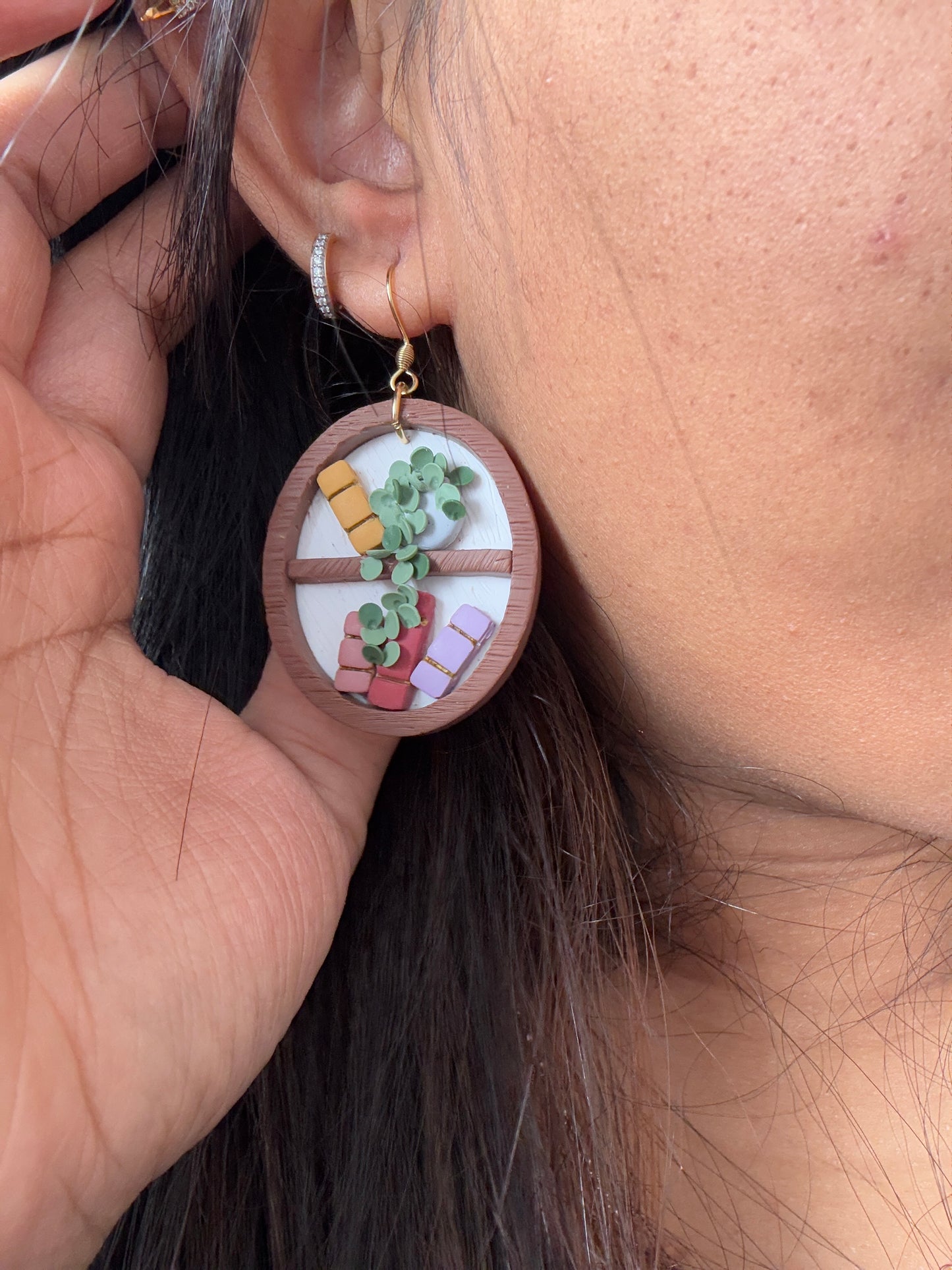 Book Shelf Earrings