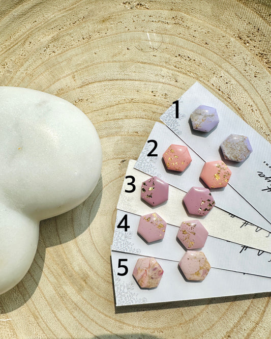 Hexagon Studs