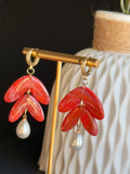 Scarlet Tess with pearl