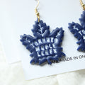 Toronto Maple leafs earring