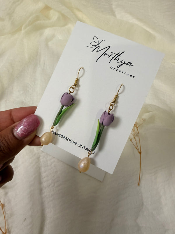 Tulip earring