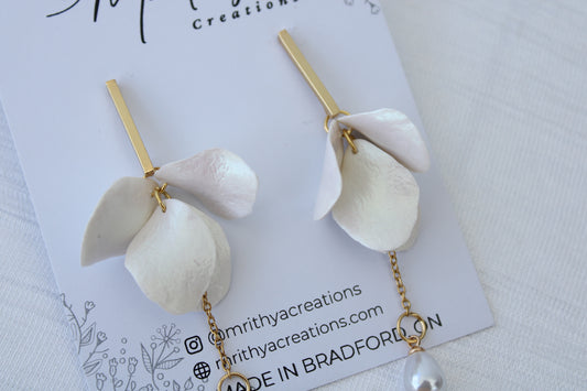 Pearl Petal Hoop