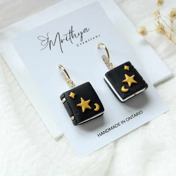 Mystical Book earrings