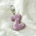 Bubble Letter Keychain