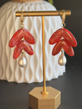 Scarlet Tess with pearl