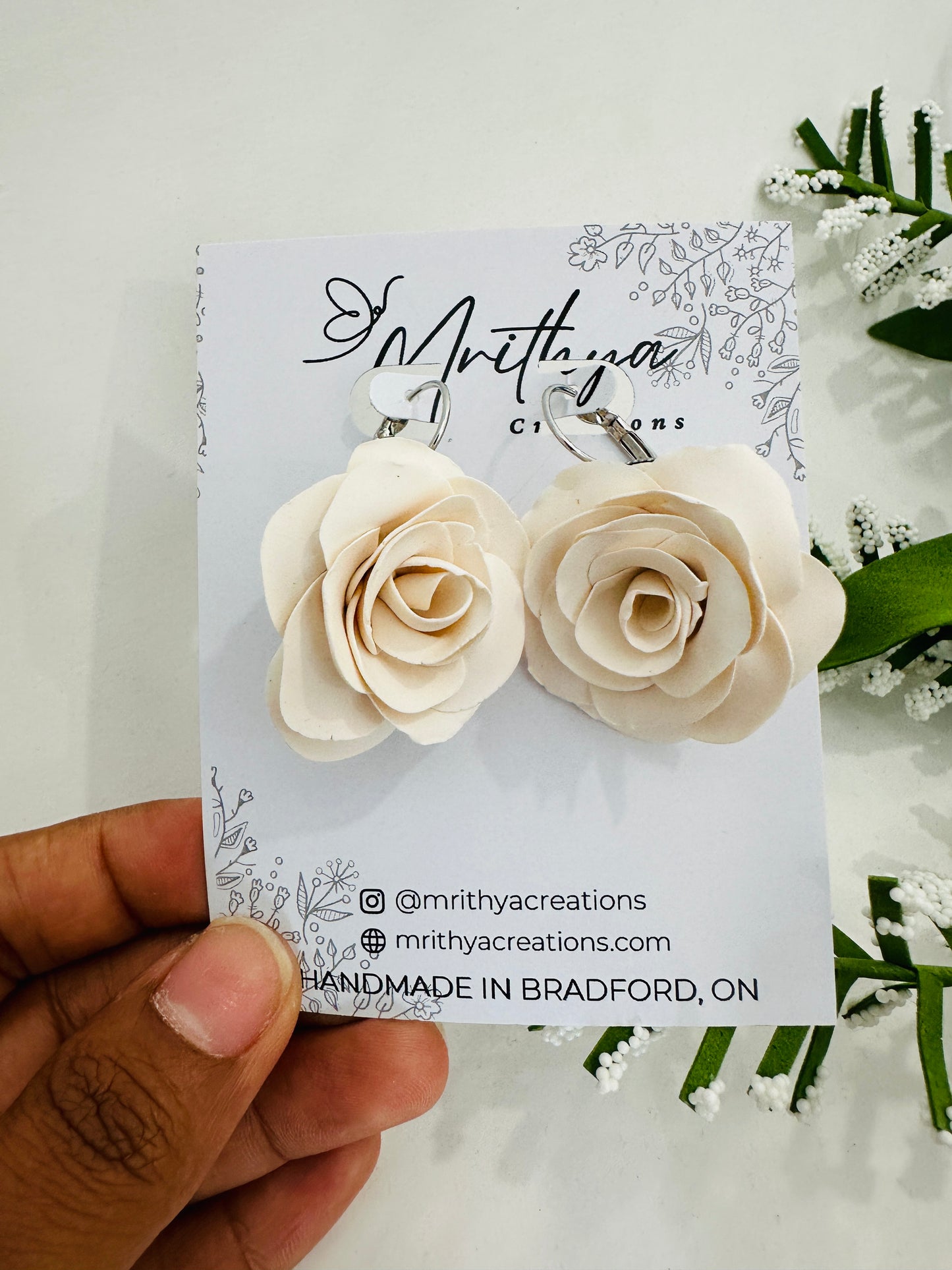 Roses flower hoops