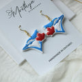 Blue jays earring