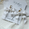 Sheer white bow