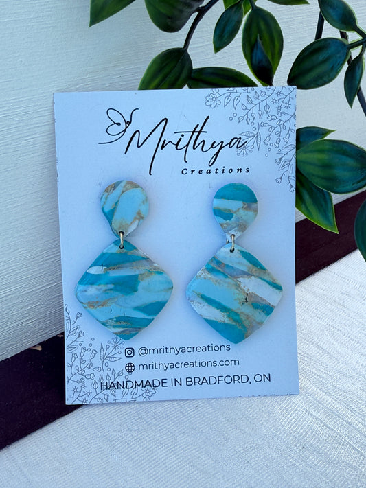 Watercolour Ornament earring