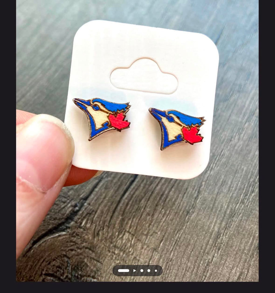 Custom Blue Jay Stud - 2