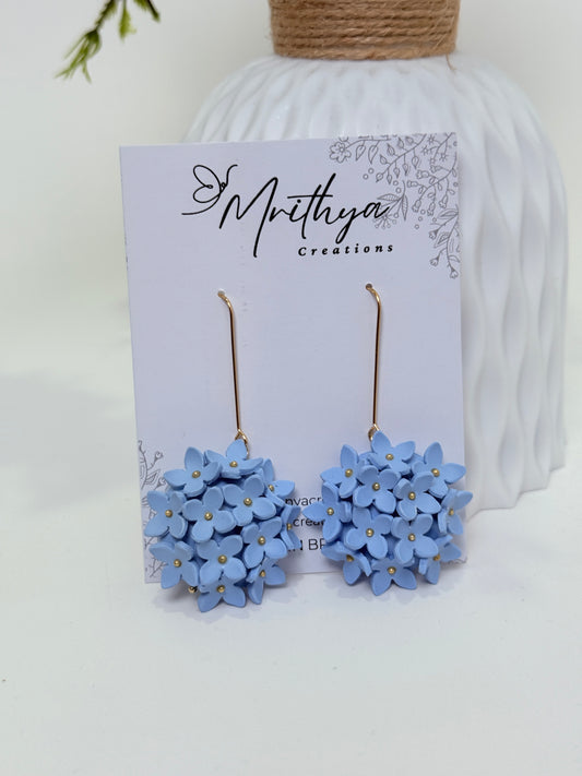Blue Half Hydrangeas