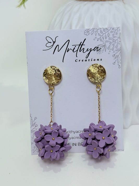 Purple Circle Hydrangeas