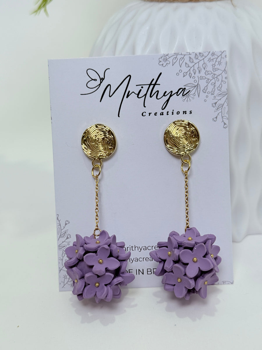 Purple Circle Hydrangeas