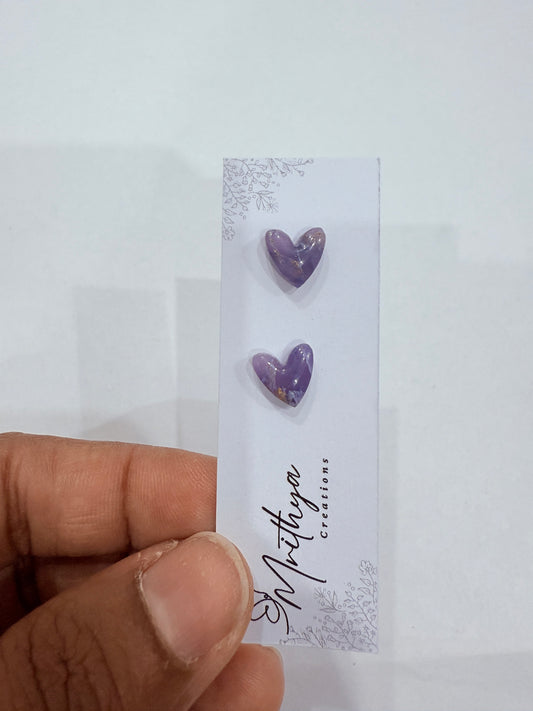 Amethyst stud