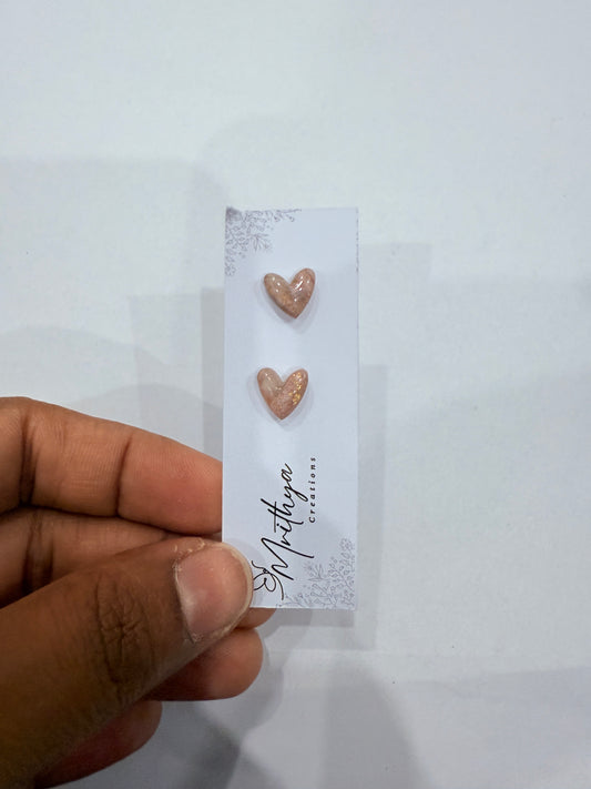 Marble nude stud