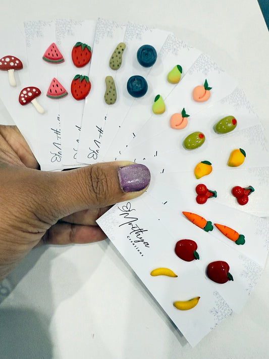 Fruits - Vegetables Studs