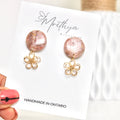 Nude Pink M w flower