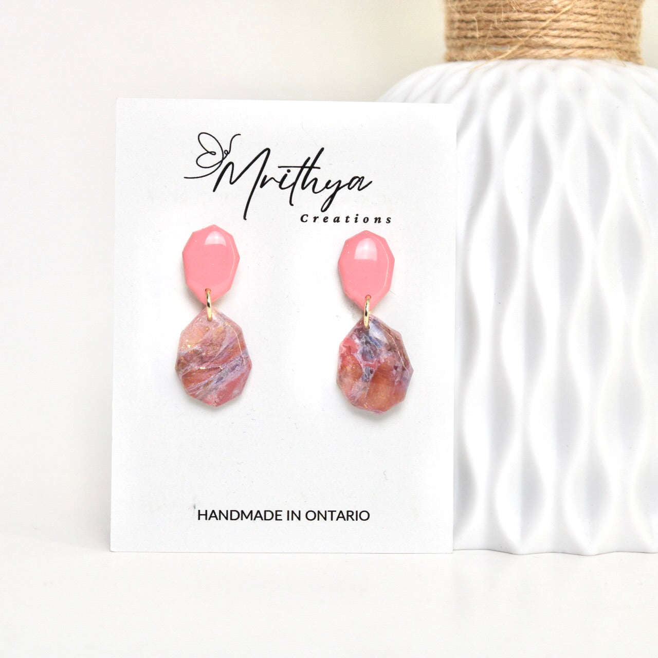 Pink Purple Crystal Cascade