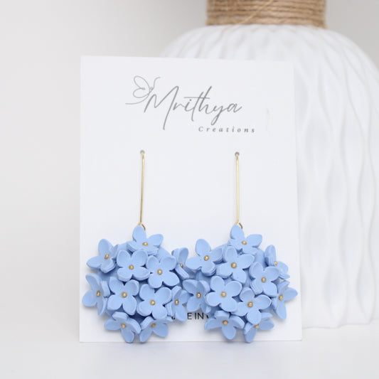 Blue Half Hydrangeas