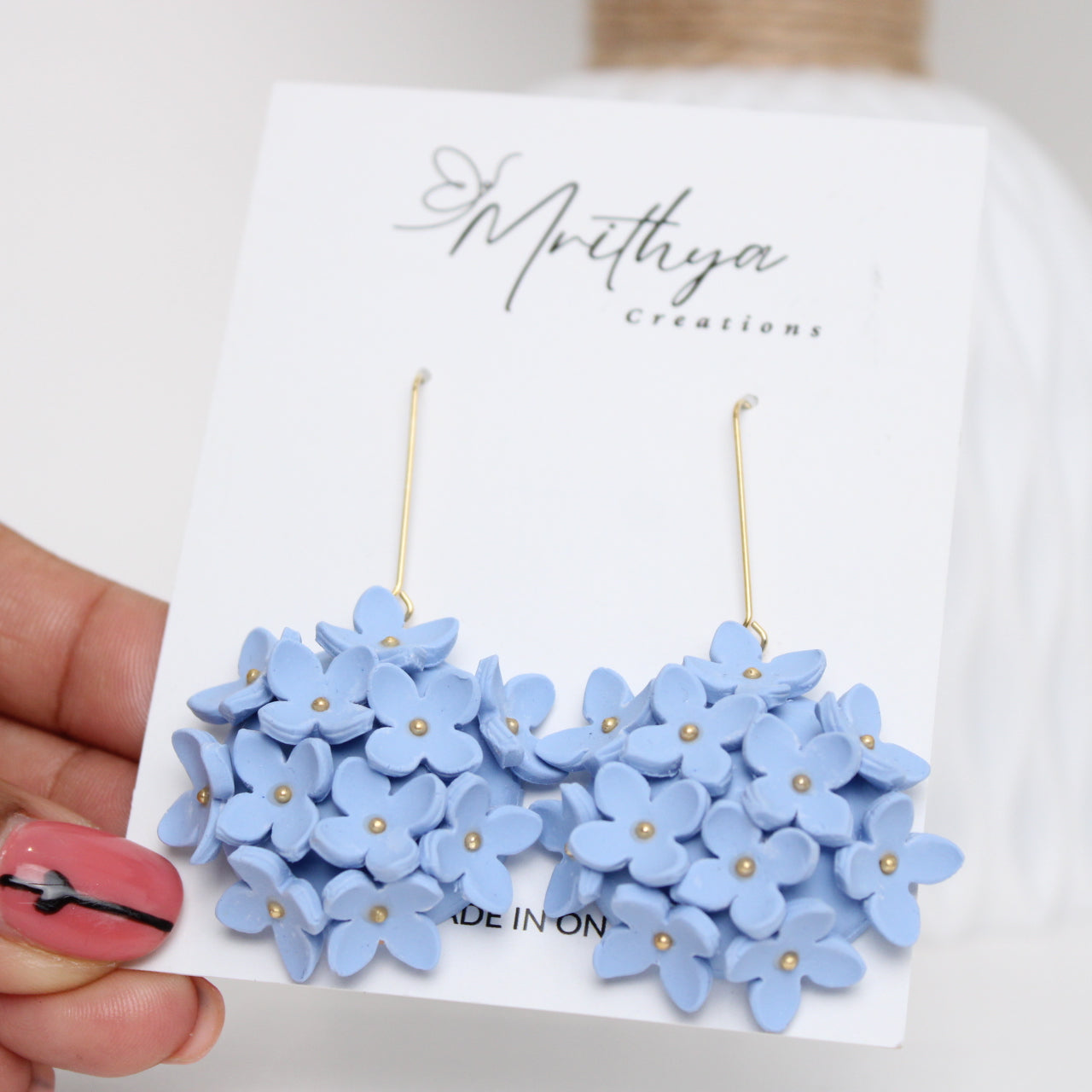 Blue Half Hydrangeas