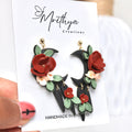 Floral black moon