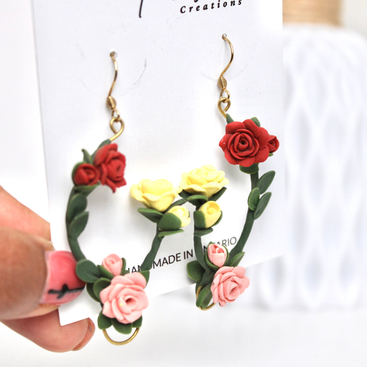 Floral Wreath Charm