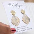 Marble Ornament earring