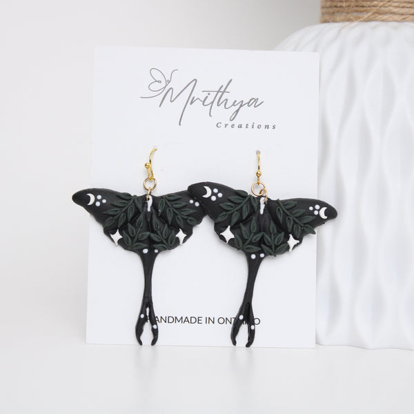 Black Luna moth (Made to Order)