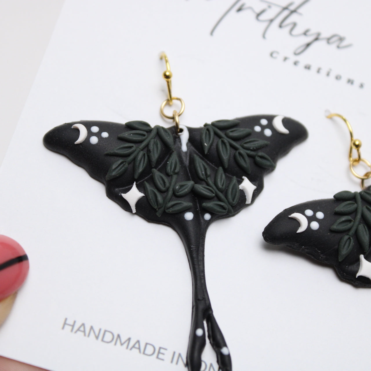 Black Luna moth (Made to Order)